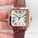 Swiss Grade Copy Cartier Santos HBBv6 Automatic Watch Two Tone Rose Gold_th.jpg